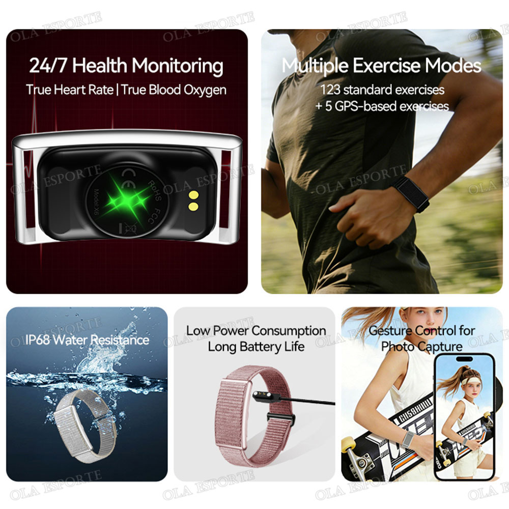 새로운 노스크린 스마트워치 남성용 아웃도어 스포츠 피트 - Smartwatch X12 리뷰 및 가격