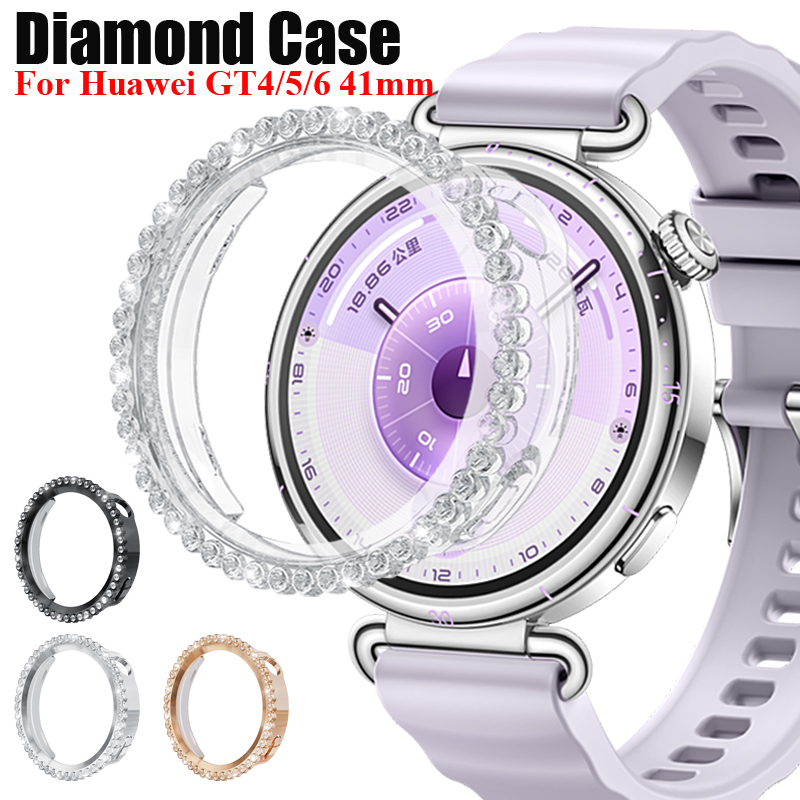 화웨이 워치 GT6 41mm용 다이아몬드 케이스, 보호 - Huawei Smartwatch Accessories 리뷰 및 가격