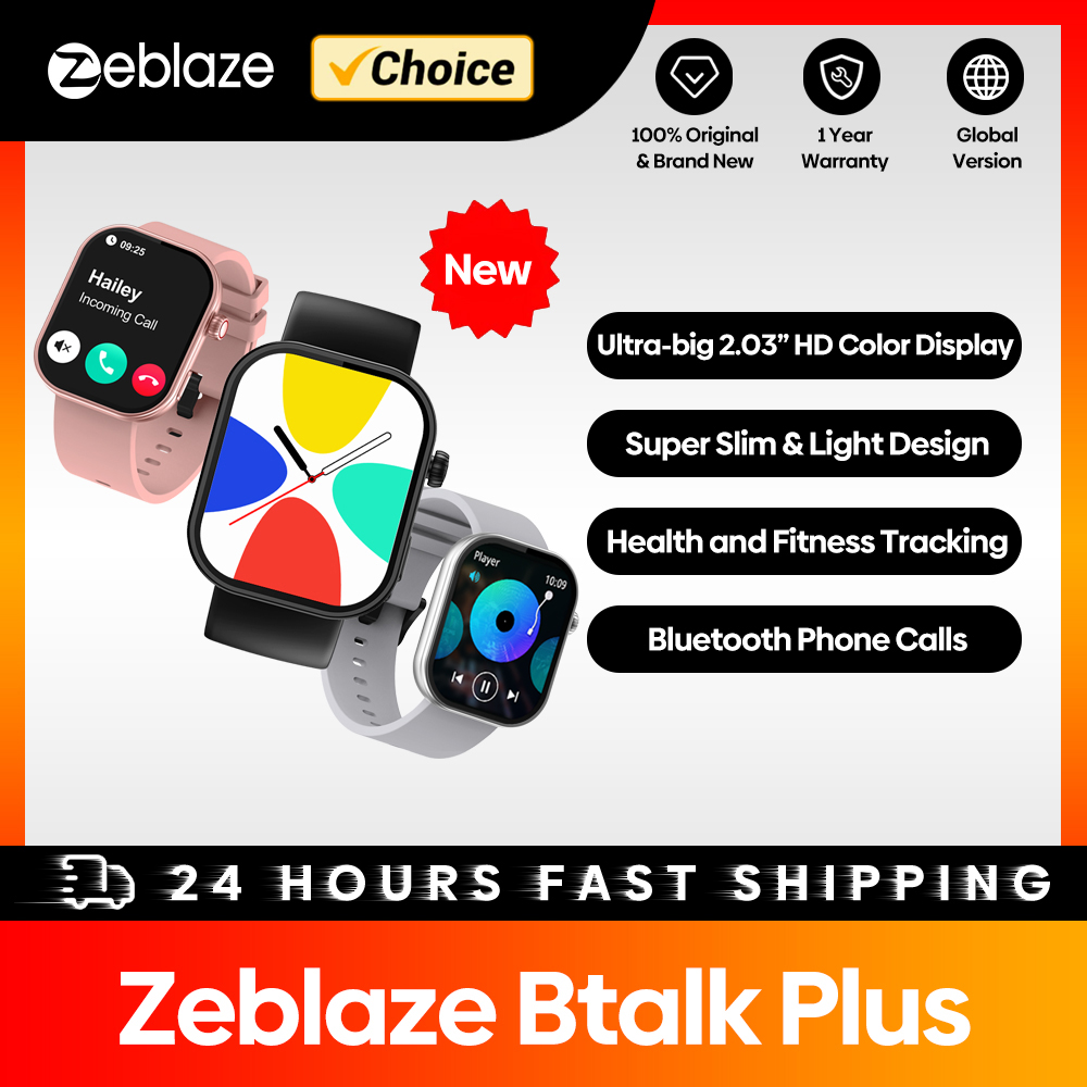 새로운 Zeblaze Btalk Plus 음성 통화 S - Smartwatch X12 리뷰 및 가격