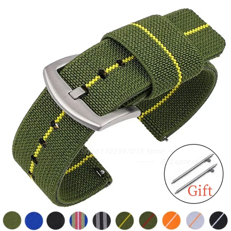 나일론 시계 밴드 18mm 20mm 22mm 24mm  - Nylon Nato Strap 리뷰 및 가격